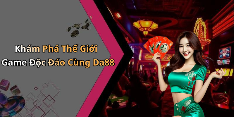 Khám Phá Thế Giới Game Độc Đáo Cùng Da88